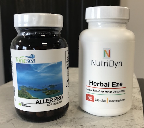 Aller Pro and Herbal Eze, two of Ideal Health's supplements help to support nutrient deficiencies.