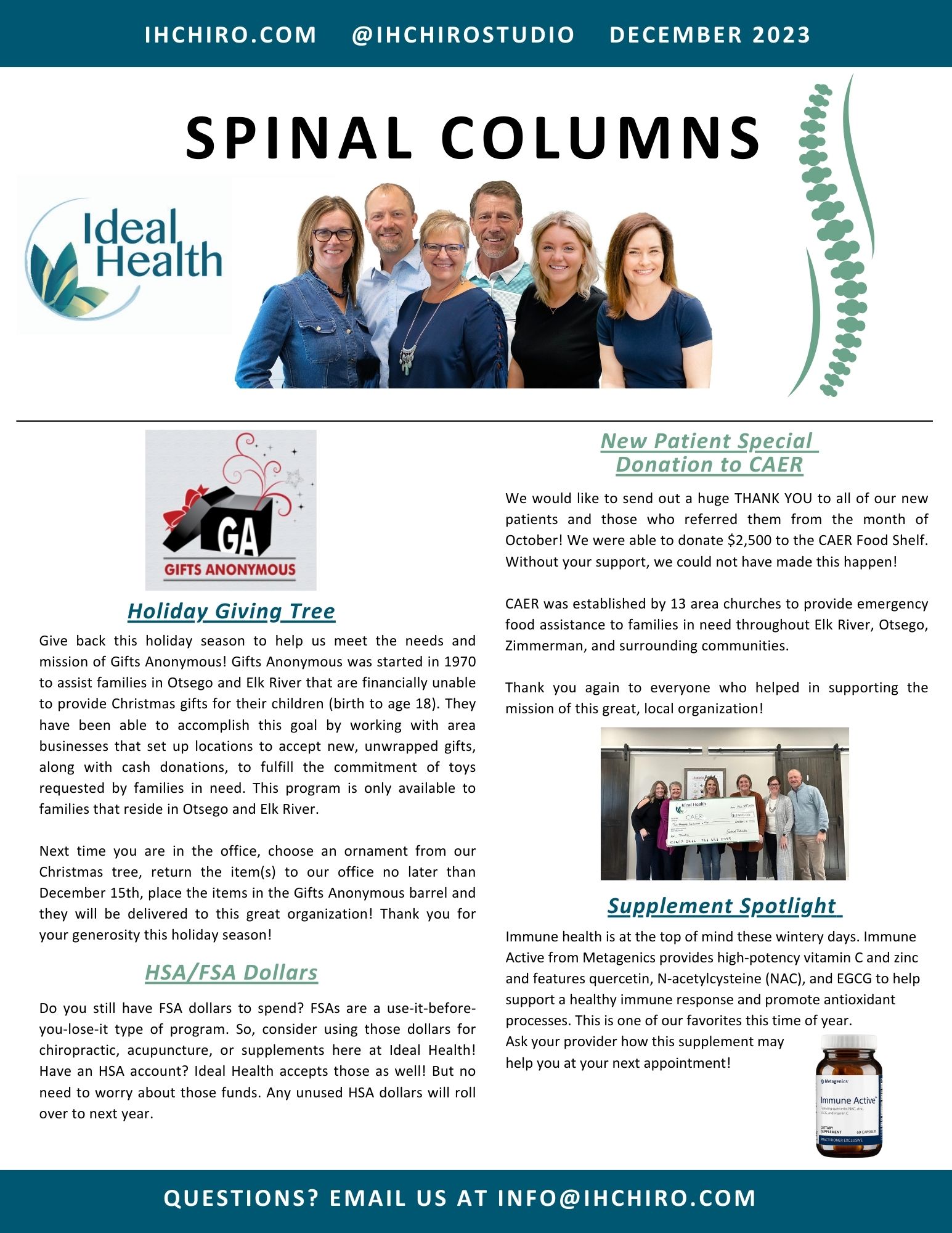 Spinal Columns - December 2023